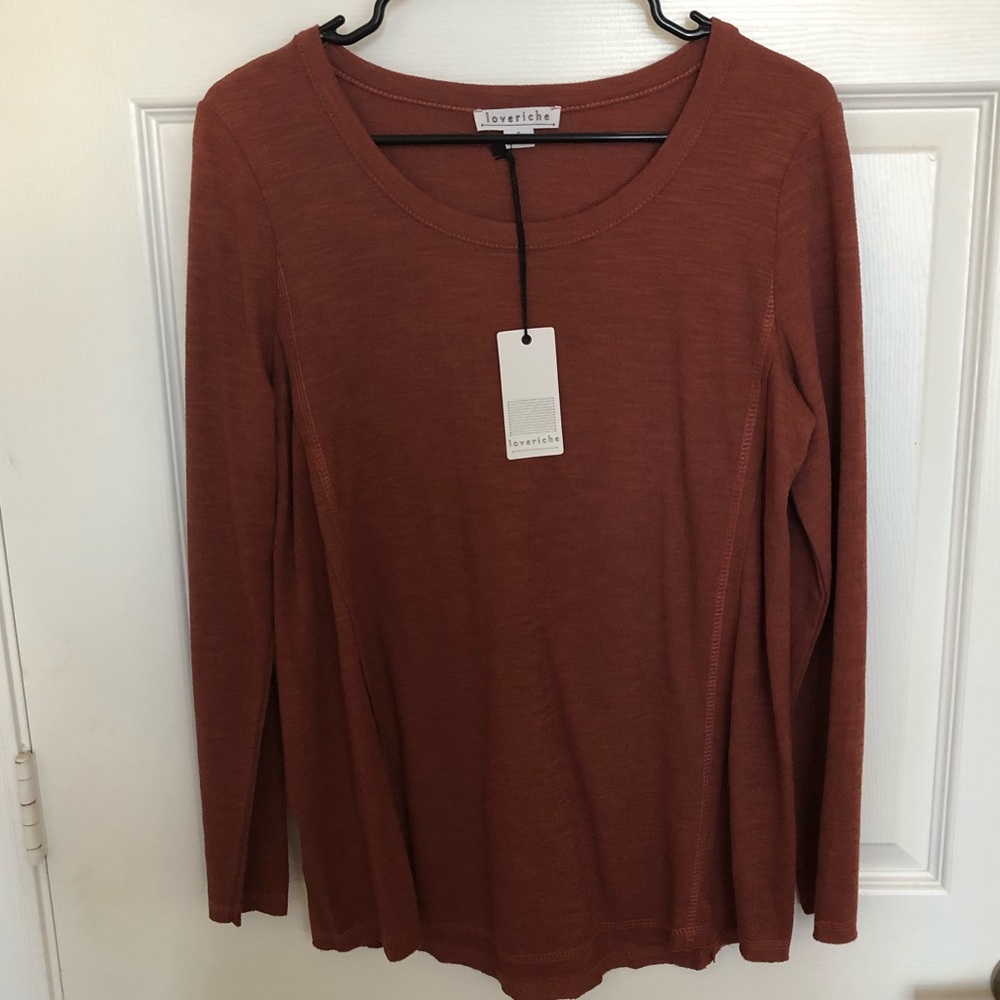 Last S! Rust Casual Top